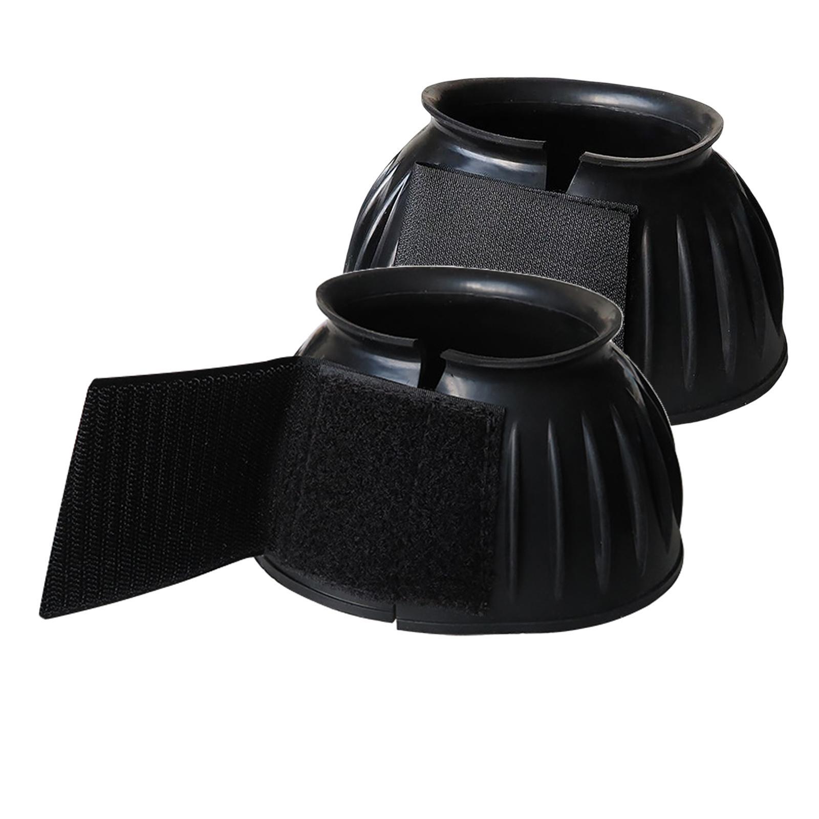 2x Horse Bell Boots Overreach Boot Equine Hoof Protector Comfortable