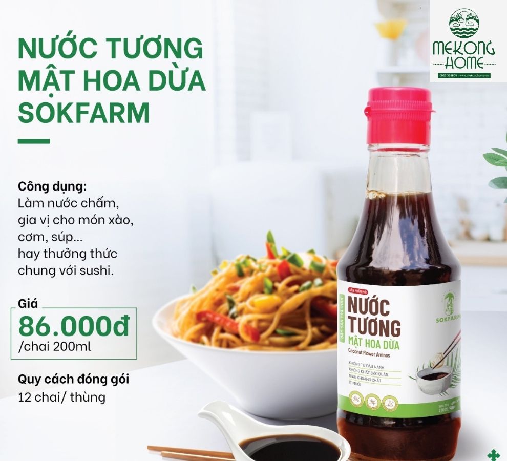 NƯỚC TƯƠNG MẬT HOA DỪA - 200ML