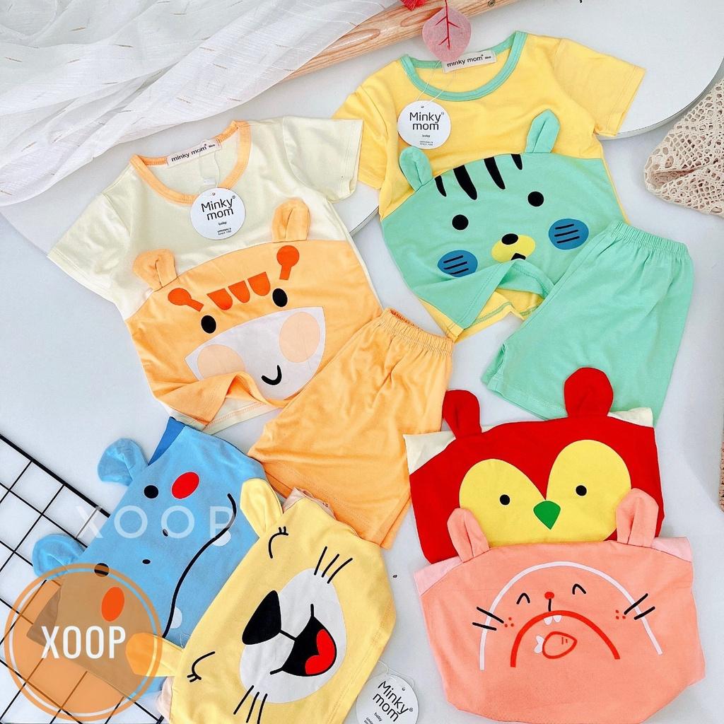 Đồ bộ bé gái, bộ cộc tay mùa hè cho bé họa tiết đáng yêu size 5-28kg chất cotton mềm mịn mát