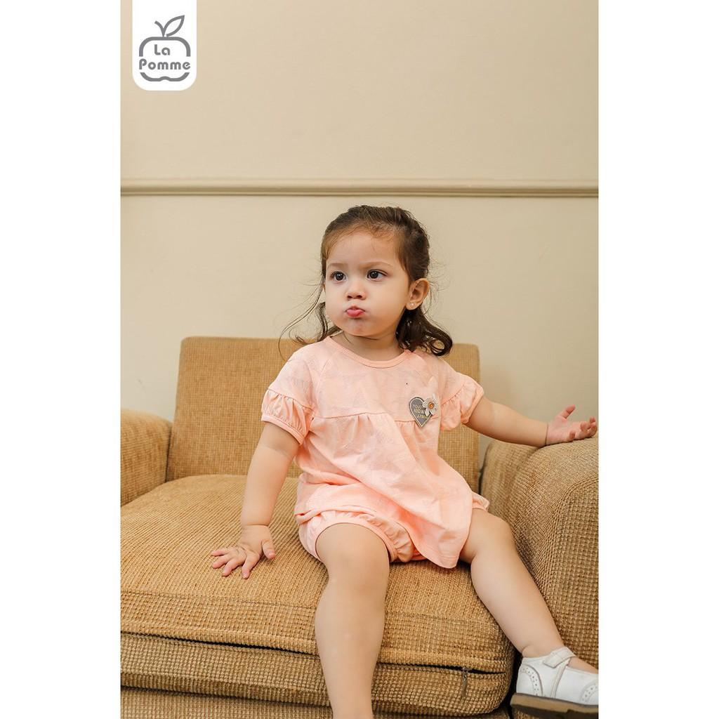 SS205 Bộ cộc tay La Pomme baby doll cho bé gái đến 5 tuôit