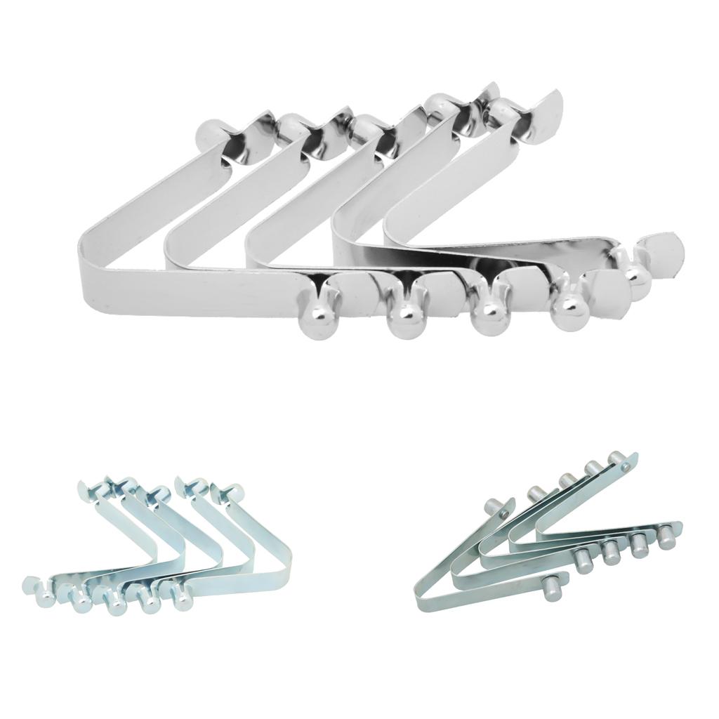 2x5pcs Kayak Paddle Push Snap Button Tent Awning Pole 6MM x 7MM purple