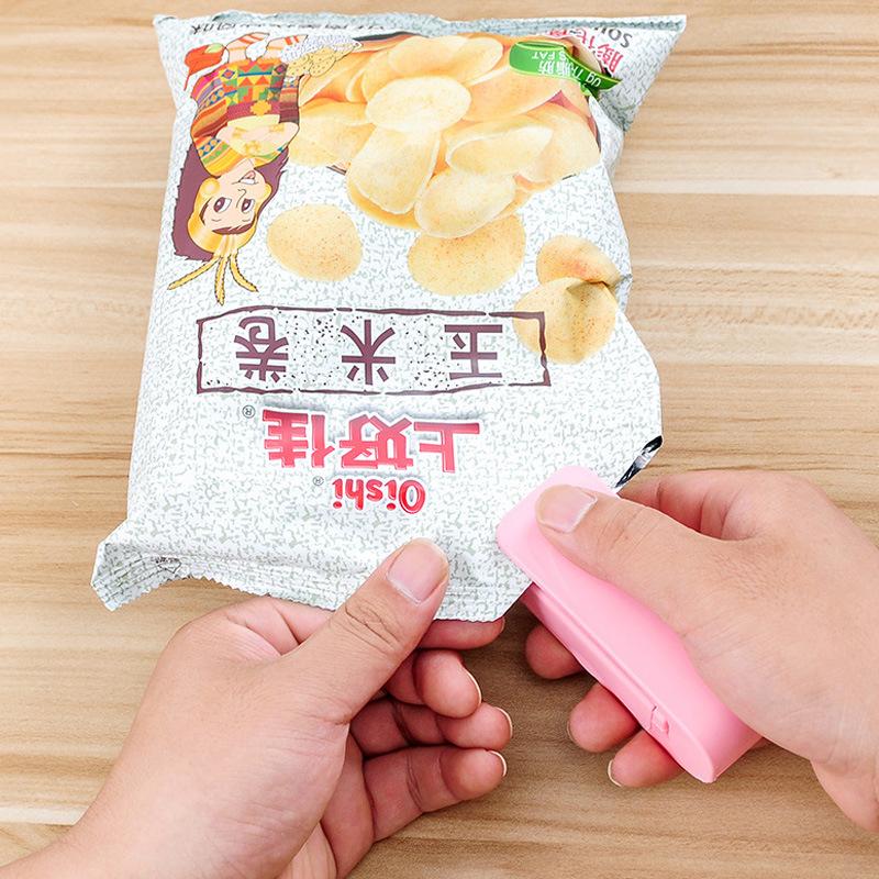 Máy Ép Nhiệt-Ép Túi Mini Cầm Tay, Màu Trắng