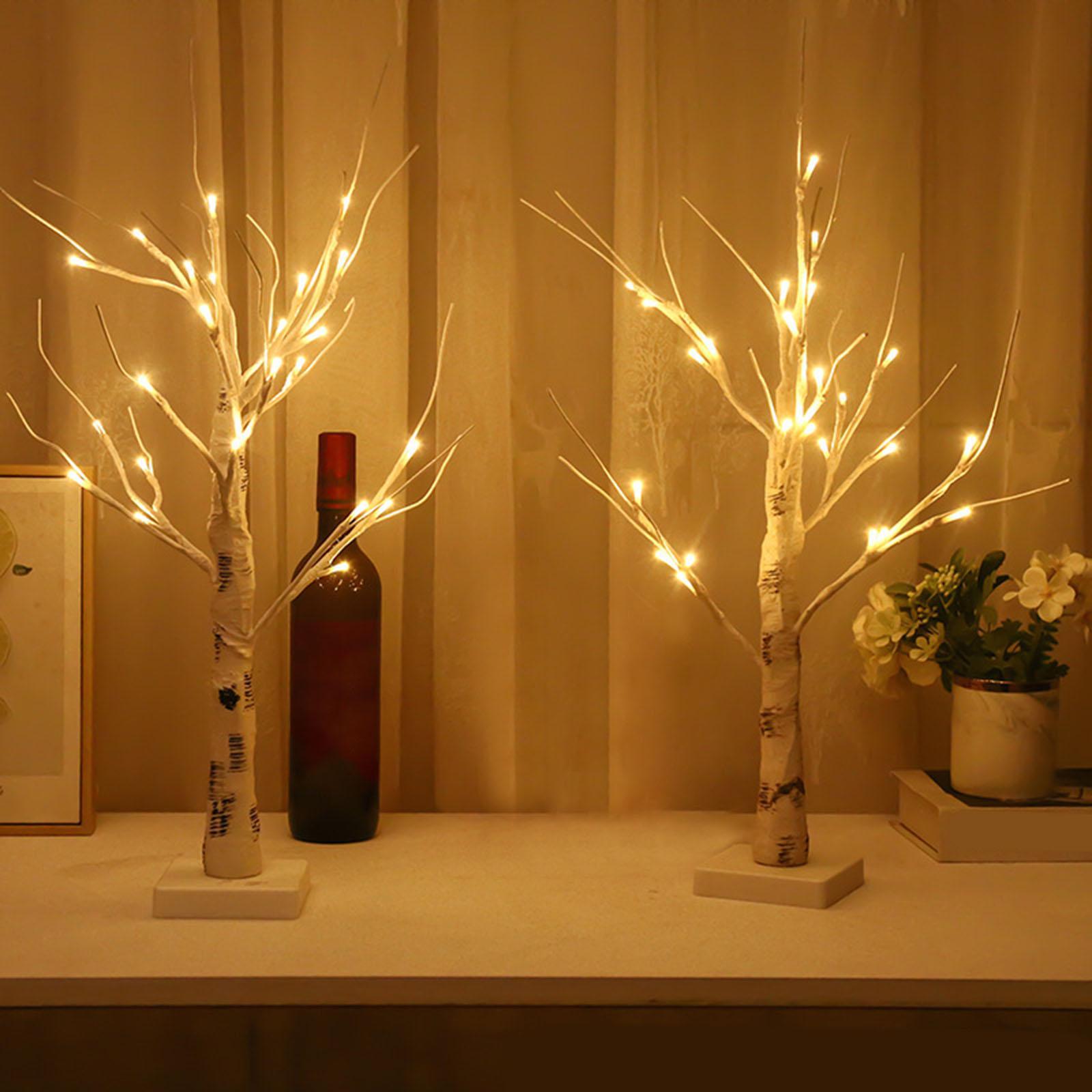 24 LED Birch Tree Light Fairy Lights for Home Living Indoor Vase Decoration