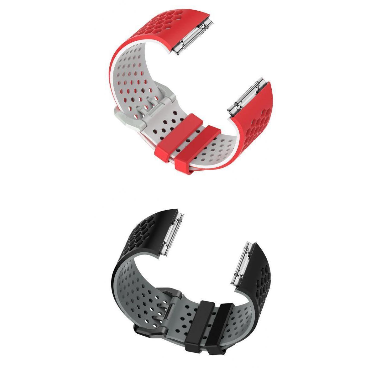 2pc Soft Silicone Strap Band Sport Bracelet for Ionic Smart Watch
