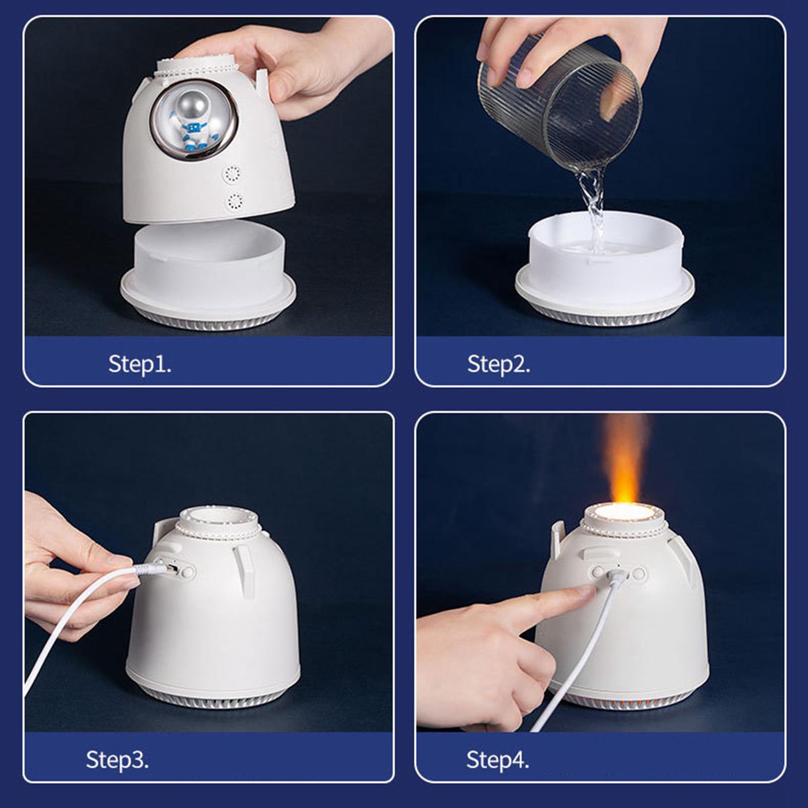 Miniature Air Humidifier Night Light for Office Living Room Indoor