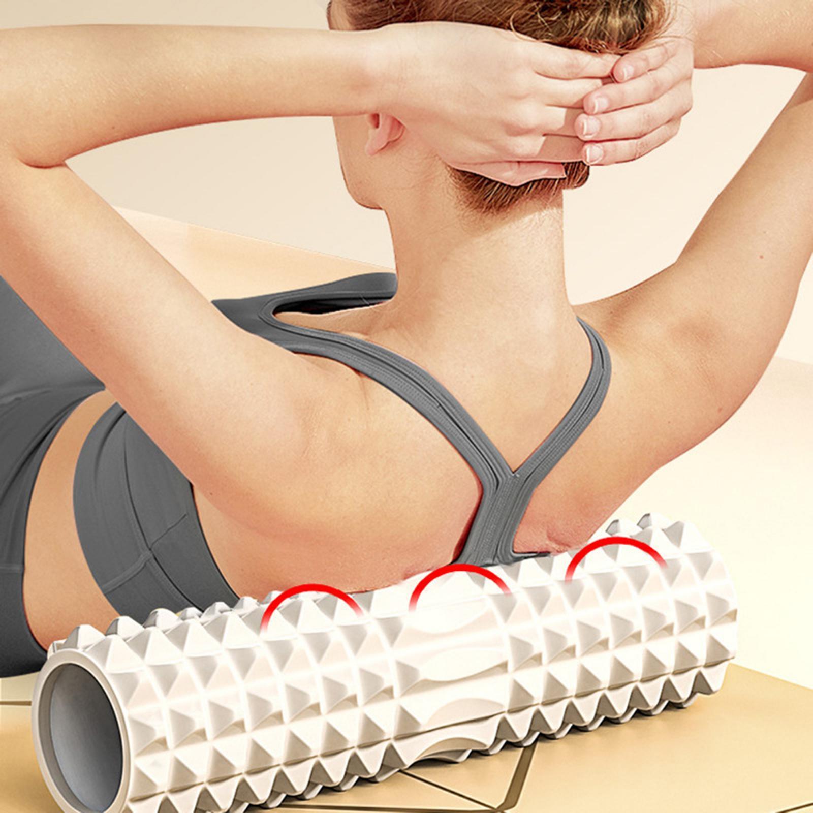 Yoga Column Foam Roller Pliable for Gym Equipment Body Stretching Sport