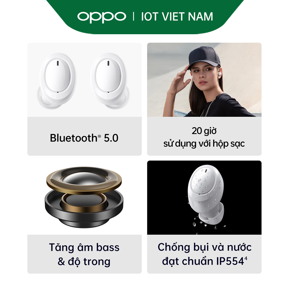 Combo Sản Phẩm OPPO (OPPO Band + Enco W11) - Hàng Chính Hãng