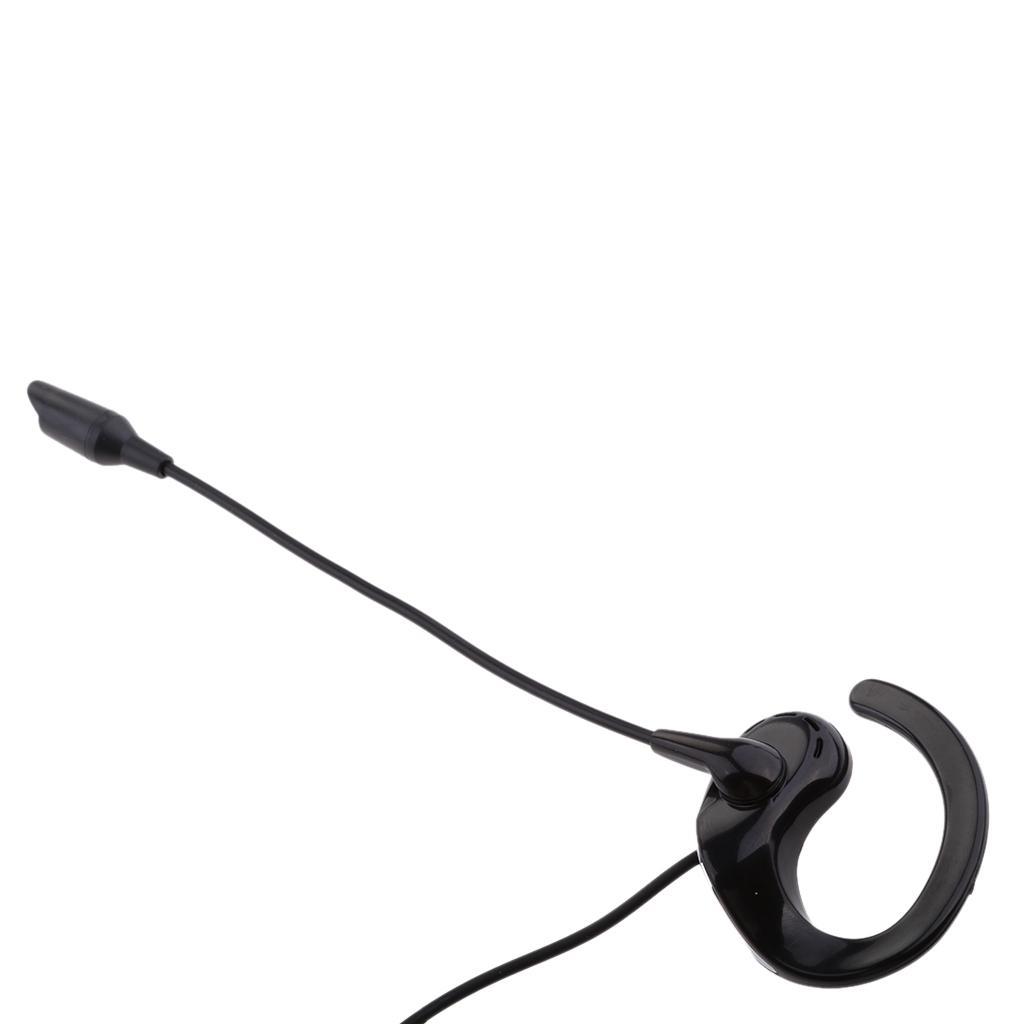 Earpiece Headset PTT Mic 2 PIN for Kenwood PUXING Baofeng Walkie Talkie