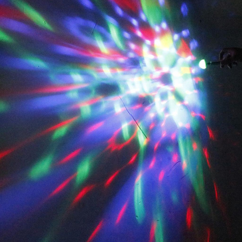 Mini USB Sân Khấu Ánh Sáng Vũ điệu Điều Khiển Bằng Giọng Nói Bóng Ma Bóng đèn RGB Bóng đèn LED