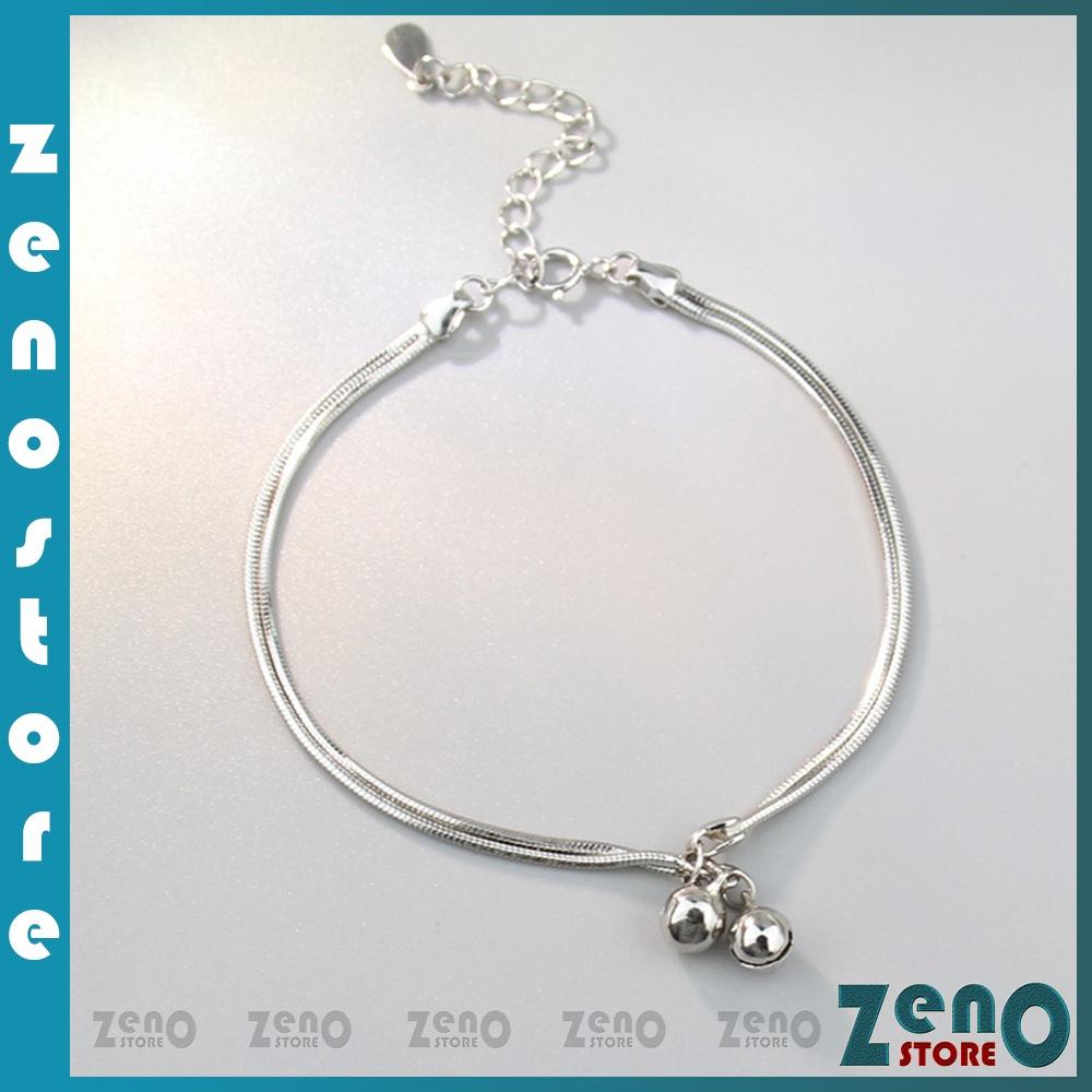 Vòng tay chuông 2 lớp ZenO LT02, Lắc tay phong cách Hàn Quốc