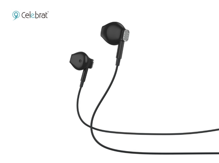 Tai nghe nhét tai có dây cổng Type-C Celebrat D12 - Hàng chính hãng