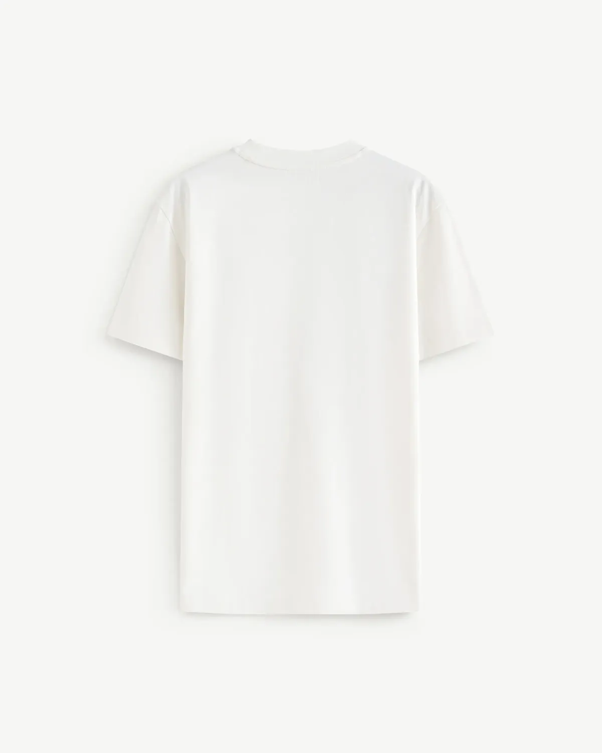 Áo Thun Nam Tay Ngắn Cotton Màu Trơn Form Fit - ROUTINE 10S25TSS046