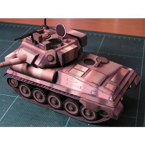 Mô hình giấy xe tank FV101 Scorpion tỉ lệ 1/43