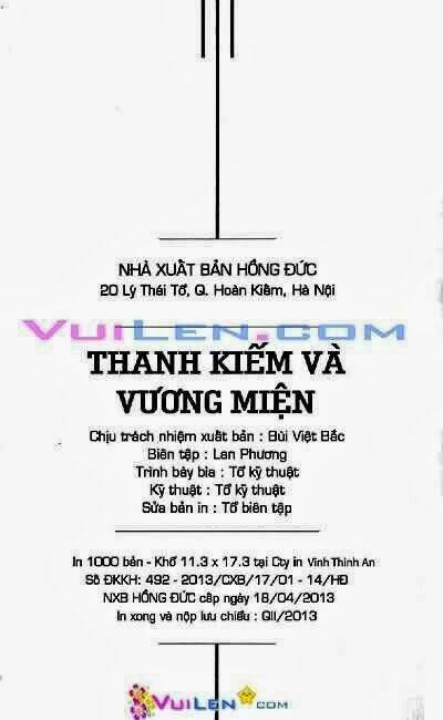 thanh kiếm và vương miện chapter 1 2
