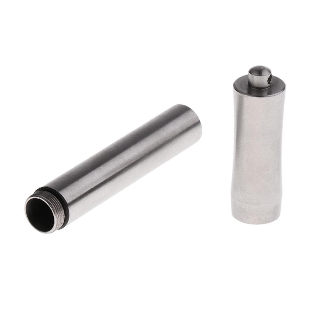 Stainless Steel Pocket Toothpick Holder Case Ear Pick Container Box Camping Hiking Tools