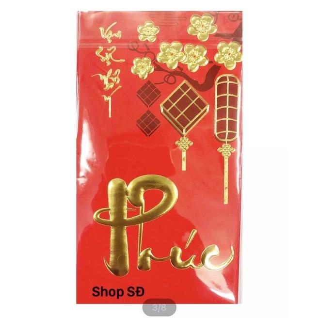 bao lì xì 9*16cm - 12 cái mẫu ngẫu nhiên