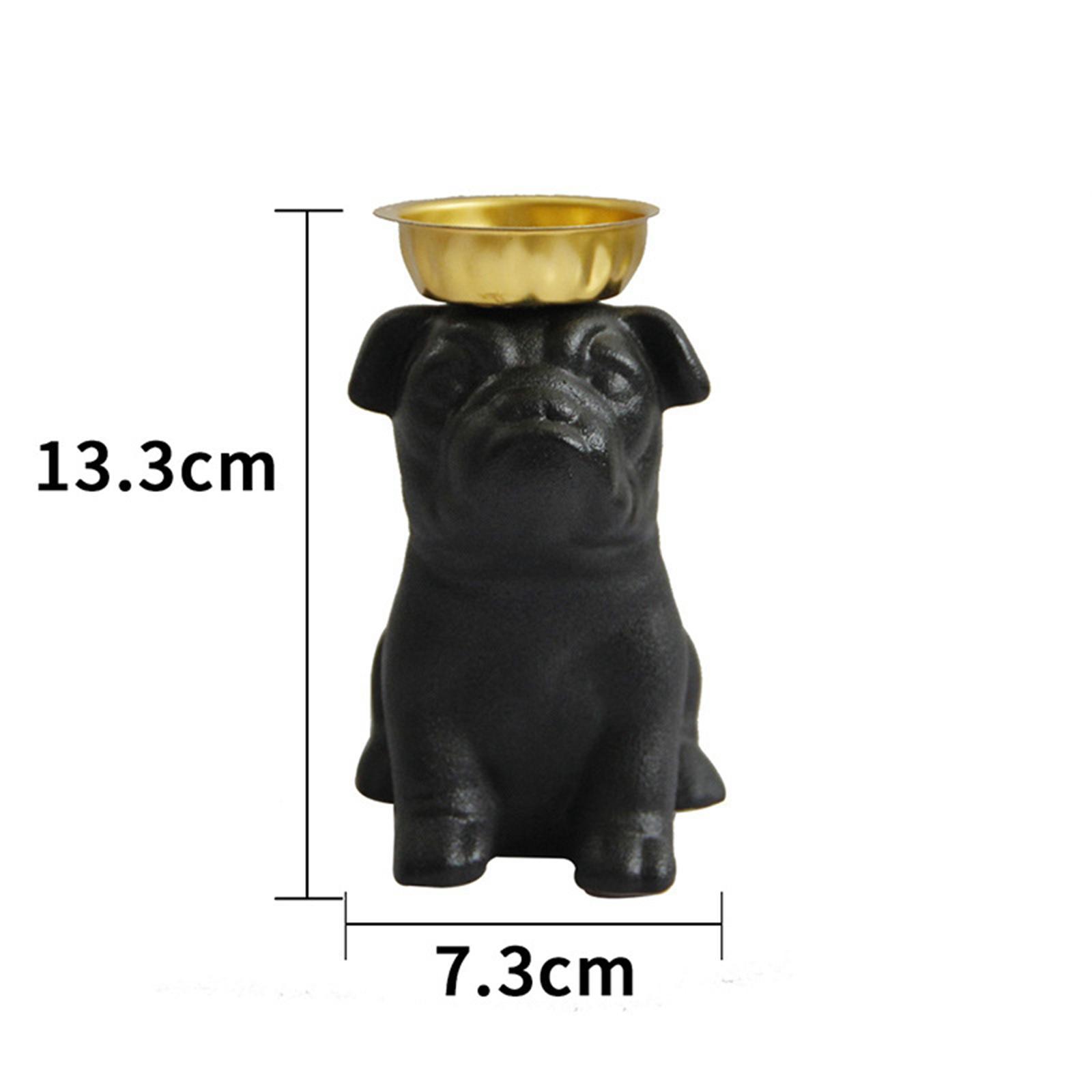 Incense Stick Burner Dog Shape Home Decor Aromatherapy Ornament for Office Desktop