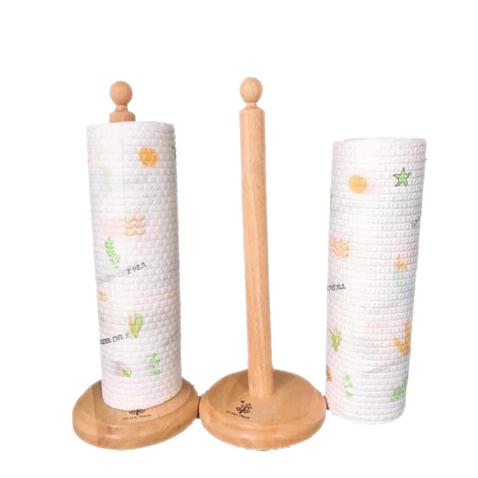 25cm 1c | Cuộn giấy lau nhà bếp đa năng vải không dệt có thể tái sử dụng nhiều lần
