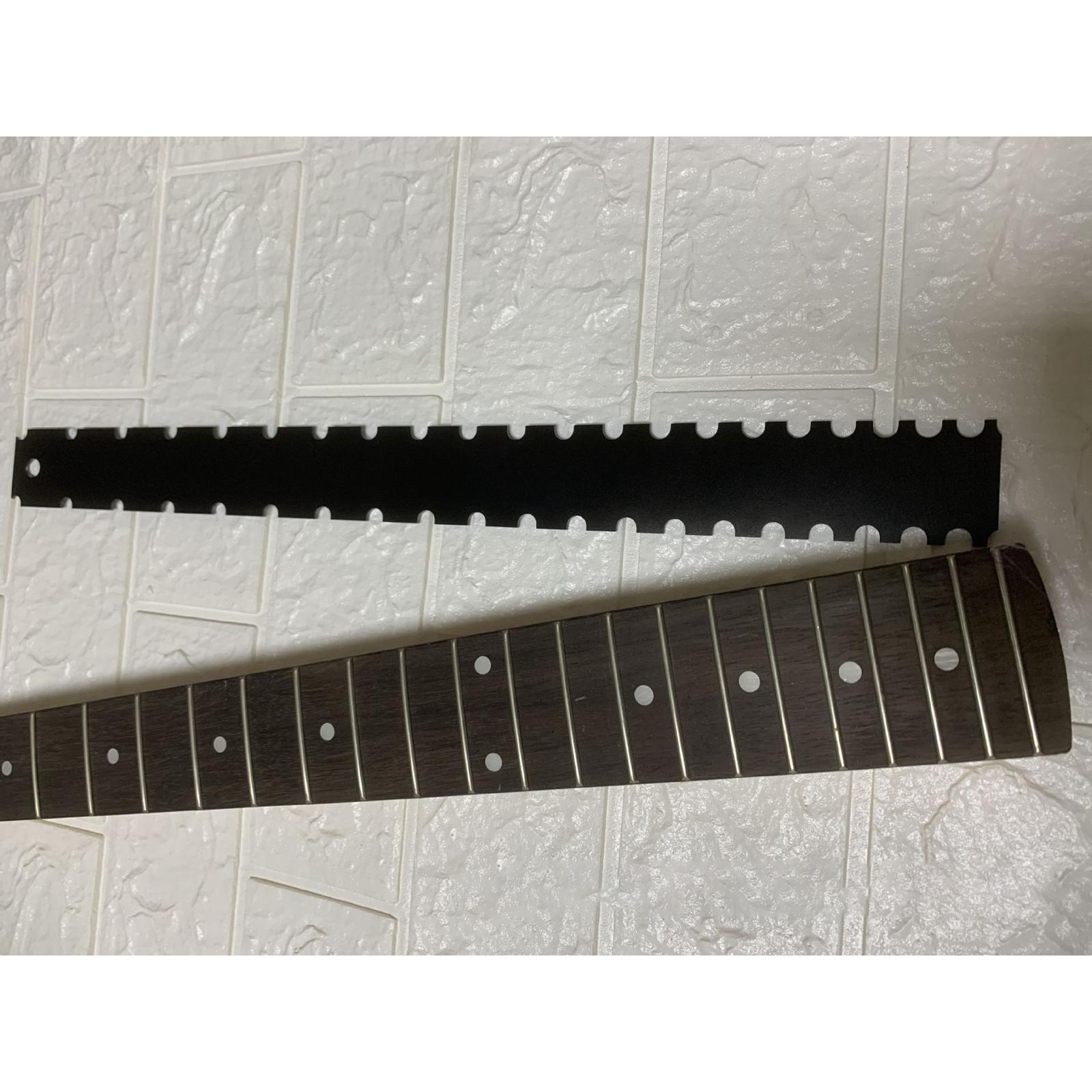 Electric Guitar Neck Notched Straight Ruler Repair Kit Guitar Bass Neck Gaps Ruler Steel Accs String Actions Gauge Ruler Luthier Tool