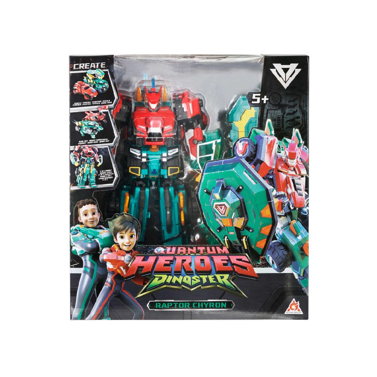 Đồ Chơi Siêu Robot Biến Hình Kết Hợp Raptor Chyron Kiên Cố DINOSTER EU580803