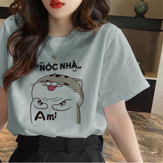 Áo Thun Nữ có BigSize, đủ size Từ S Đến 8XL, Áo Phông nữ cotton, Mặc Mịn Thoáng Mát-Thời Trang Waoo, Mẫu ATNN547