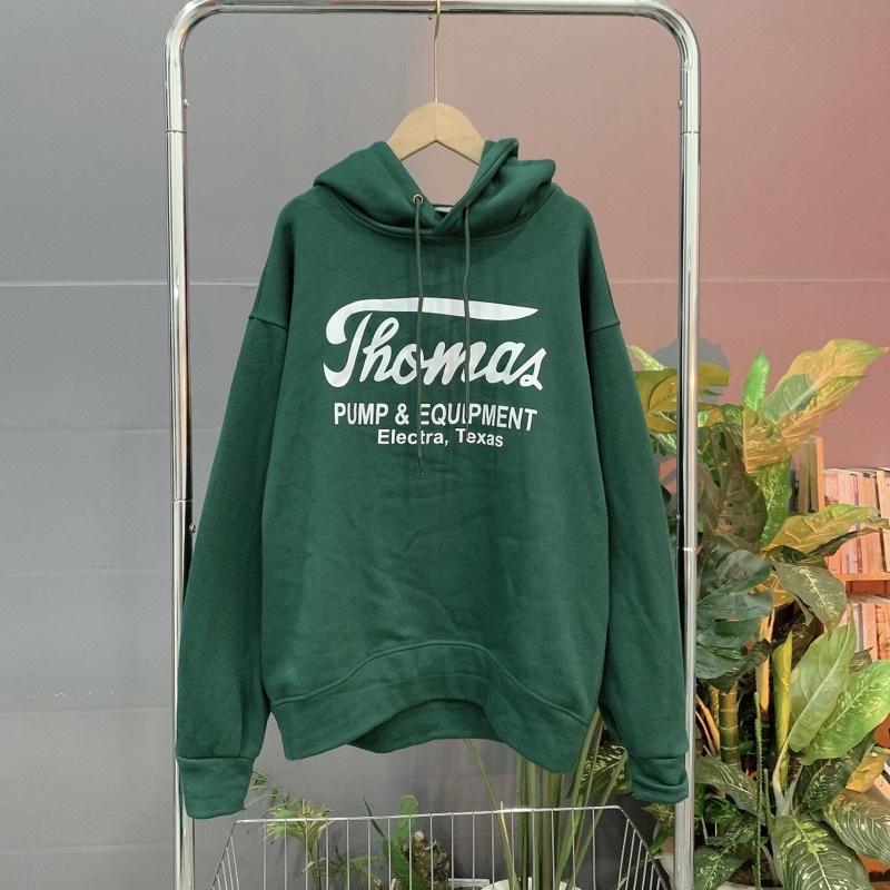 Áo hoodie unisex xanh trendy 2022