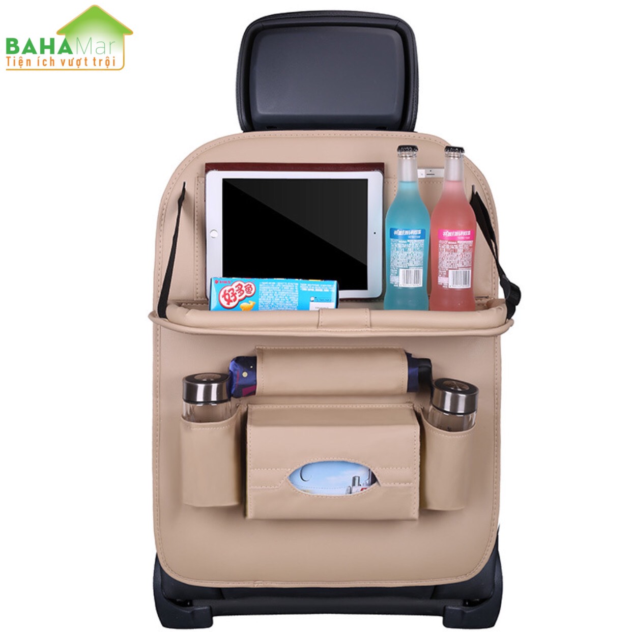 TÚI TREO ĐỂ ĐỒ TRÊN Ô TÔ CÓ THỂ GẤP - ĐA NĂNG LƯU TRỮ ĐỒ DÙNG "BAHAMAR" thuận tiện sắp xếp gọn gàng đồ trên xe hơi