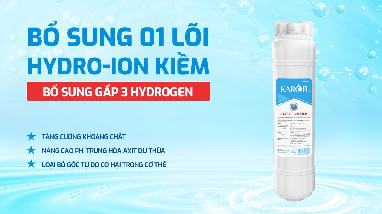 Máy lọc nước nóng lạnh RO Mỹ 11 lõi Karofi KAD-M68 - Giao trước lắp sau miễn phí toàn quốc - Bảo hành 36 tháng - Hàng chính hãng