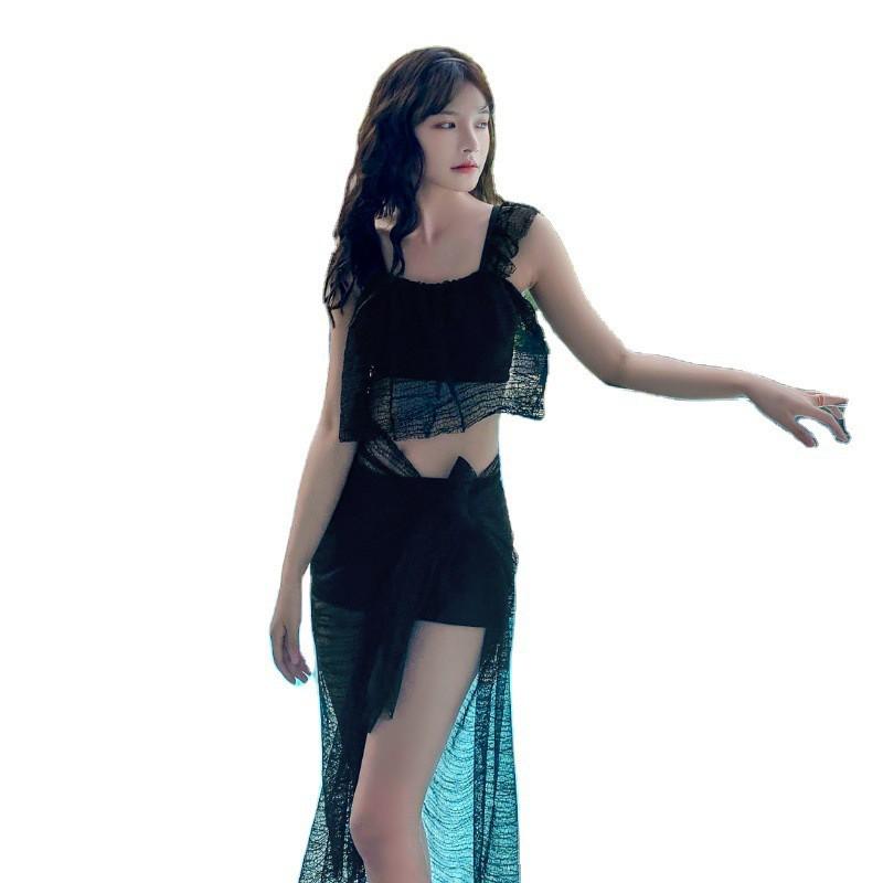 Bikini DANDAN đồ bơi nữ áo tắm 2 mảnh kèm voan choàng thời trang cá tính