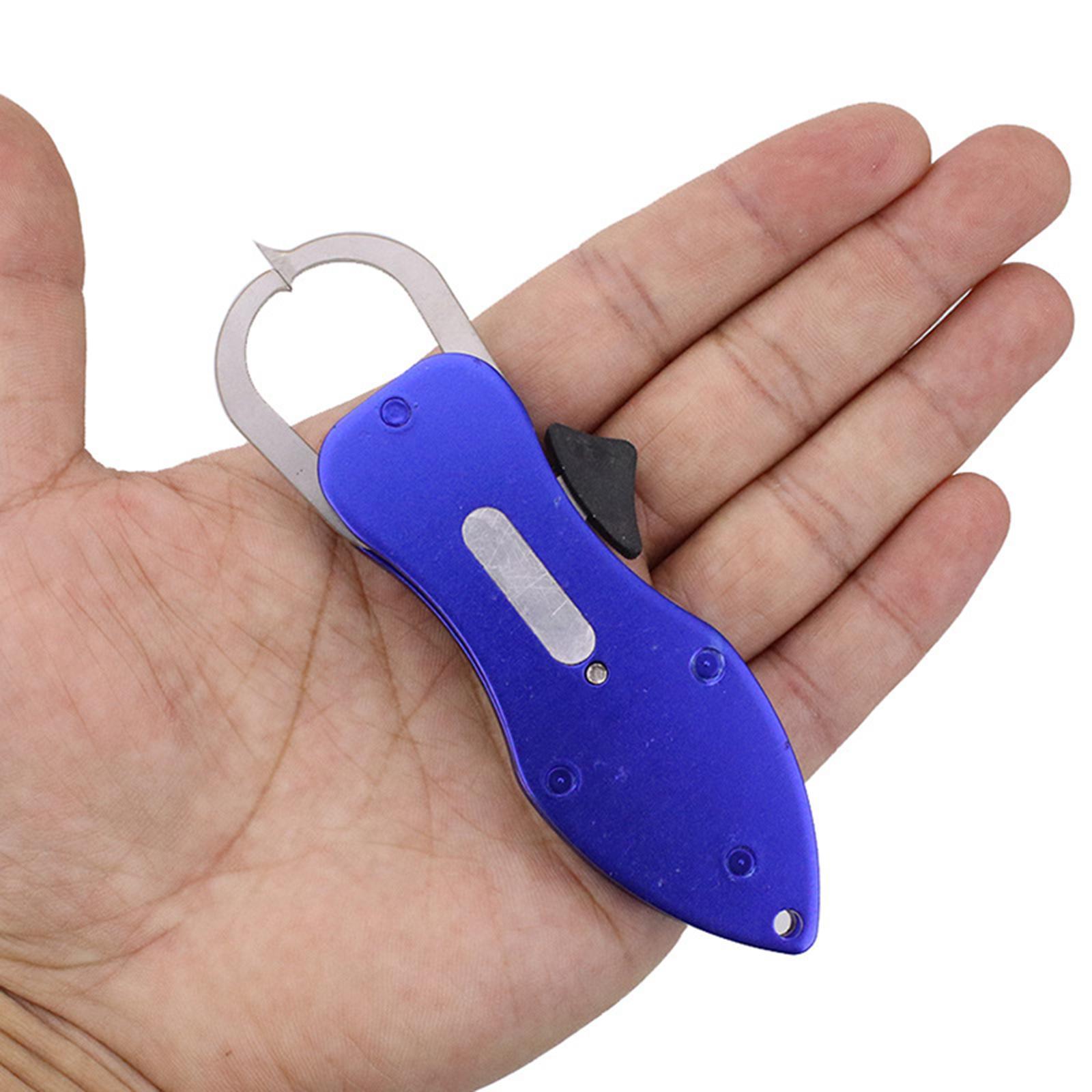 Portable Fish Lip Grip, Mini Fishing Gripper Pliers, Small Metal Fish Controlling Clamp Fishing Grabber Tool Accessories