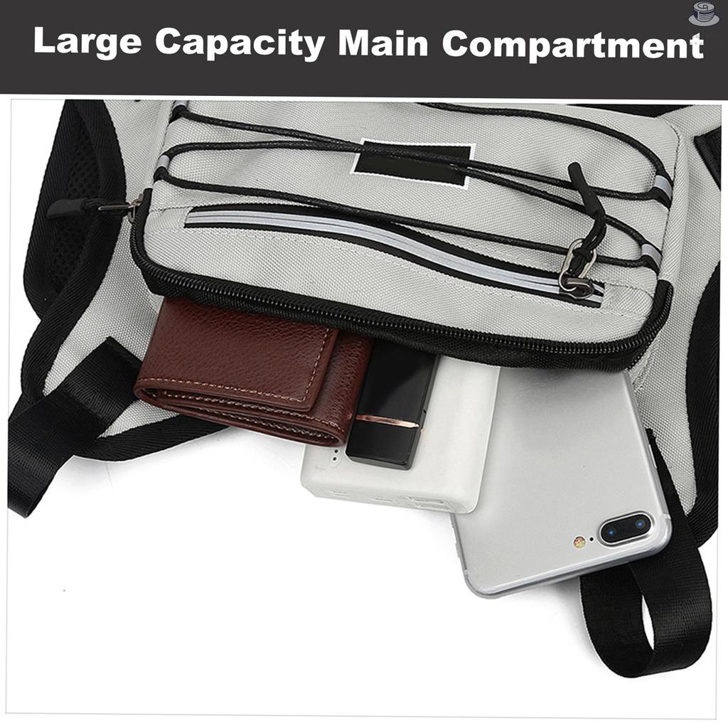 Reflective Running Vest Breathable Outdoor Sports Night Safety Running Vest Jacket Chest Pack