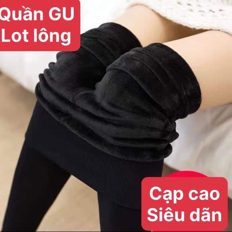 Quần legging G.UU lót lông siêu ấm loại 1