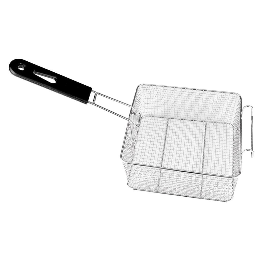 2X Stainless Steel Wide Mesh Strainer Kitchen Colander Sieve Sifter Basket