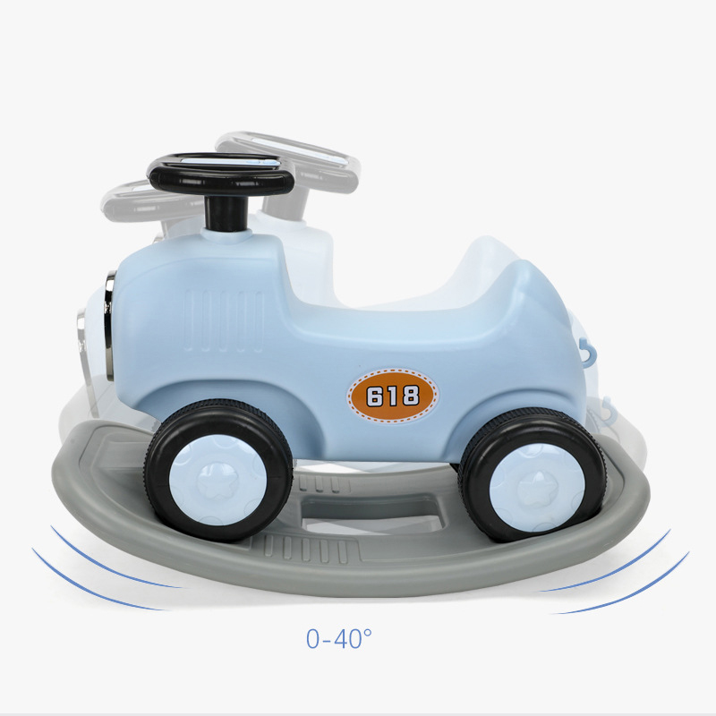 Chòi chân bập bênh 2 trong 1 BABY PLAZA CC618 có đèn nhạc