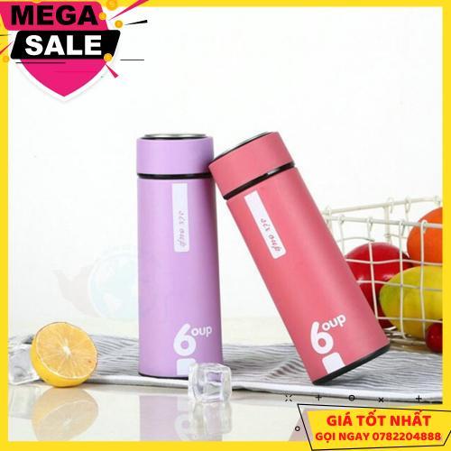 Bình Đựng Nước Giữ Nhiệt Lõi Thủy Tinh Chống Nóng 6 Oup Siêu Bền Đẹp 450Ml - Giao Hàng Toàn Quốc