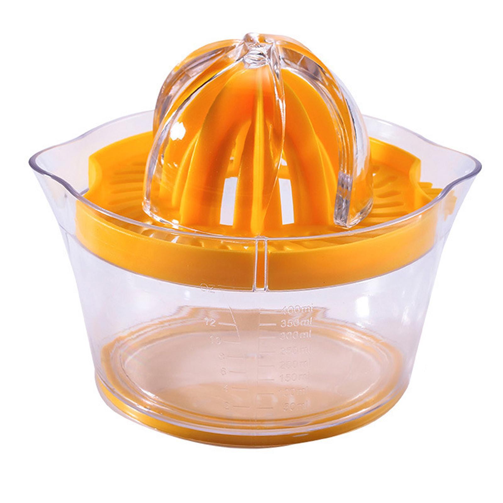 Manual Hand lemon Orange Juicer Transparent Body for Kitchen Juicing