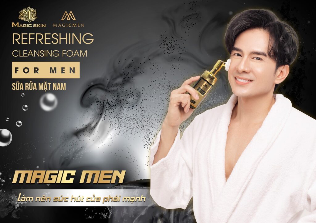 Sữa Rửa Mặt Bọt Biển Cho Nam Refreshing Cleansing Foam For Men – Sức Hút Bậc Đế Vương 150ml