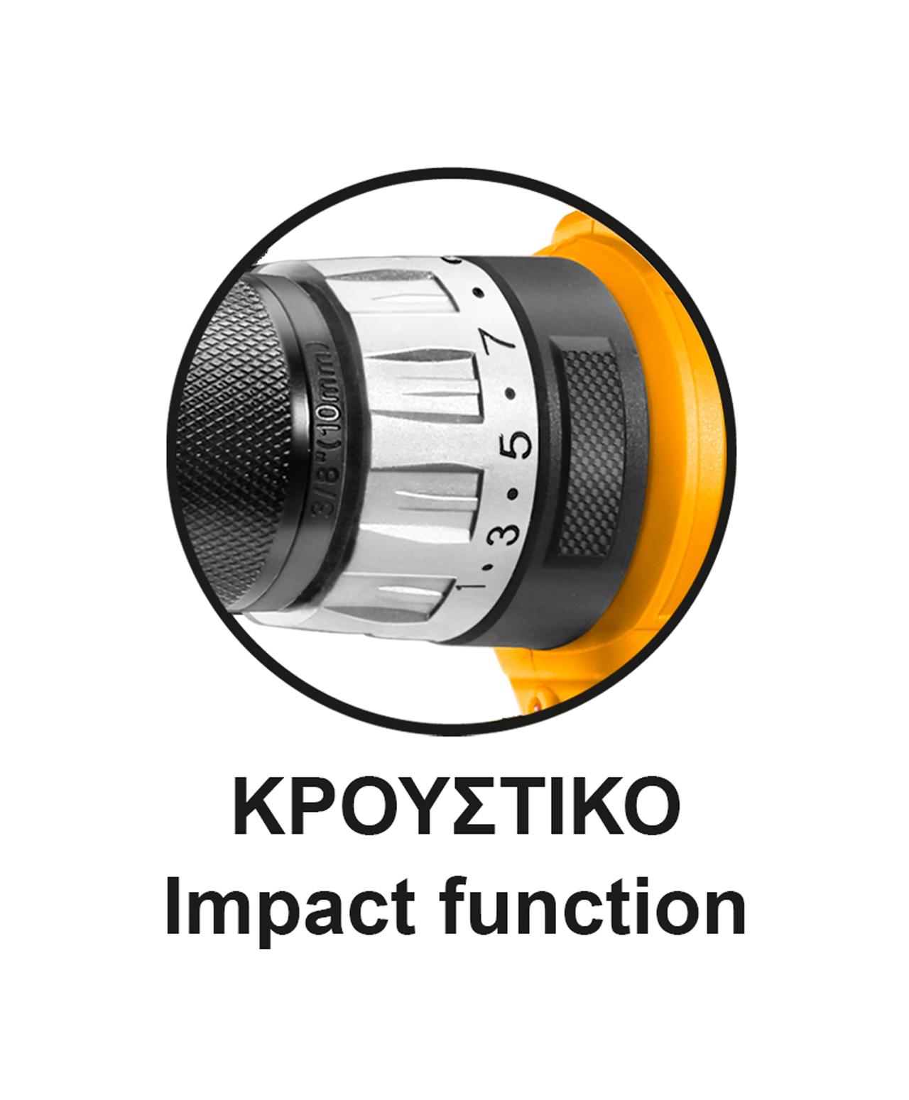 MÁY KHOAN BÚA DÙNG PIN 20V 10MM INGCO CIDLI2002 - HÀNG CHÍNH HÃNG