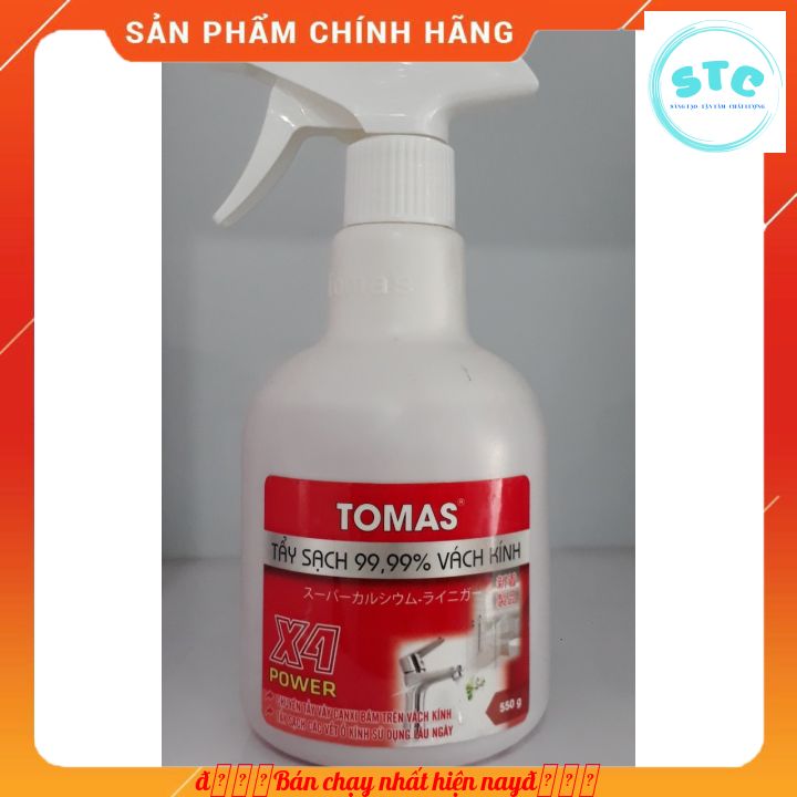 SIÊU TẨY CẶN CANXI, VÁCH KÍNH 550G