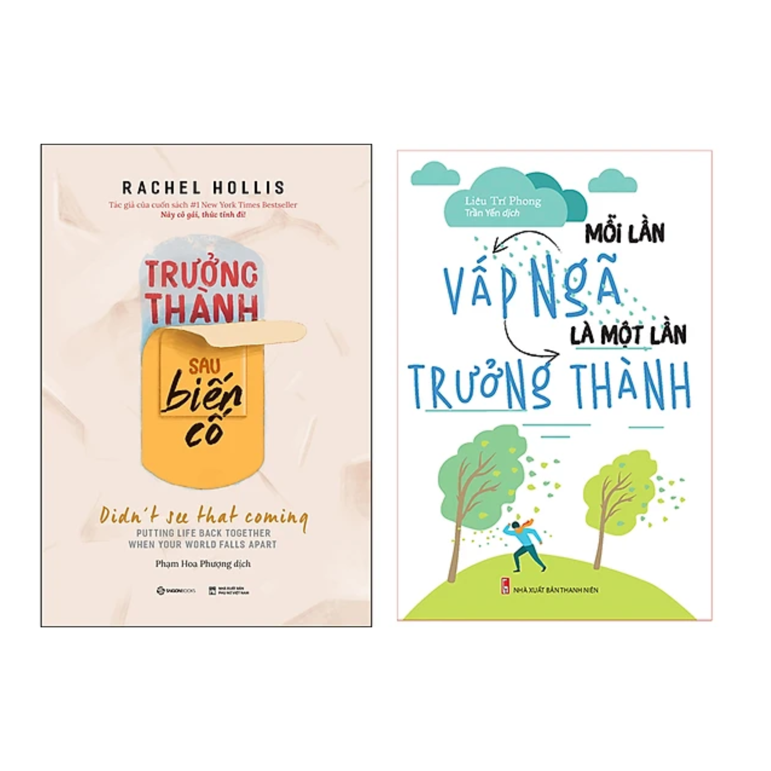 Combo 2Q Sách Tư Duy - Kĩ Năng Sống Mọi Bạn Trẻ Nên Đọc : Trưởng Thành Sau Biến Cố + Mỗi Lần Vấp Ngã Là Một Lần Trưởng Thành