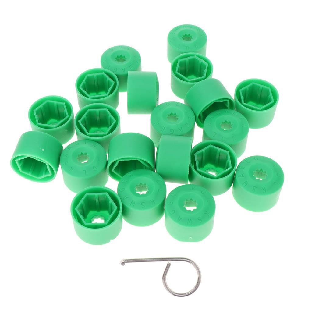 20 New Green  Wheel Lug Nut Caps - Replaces for  Golf