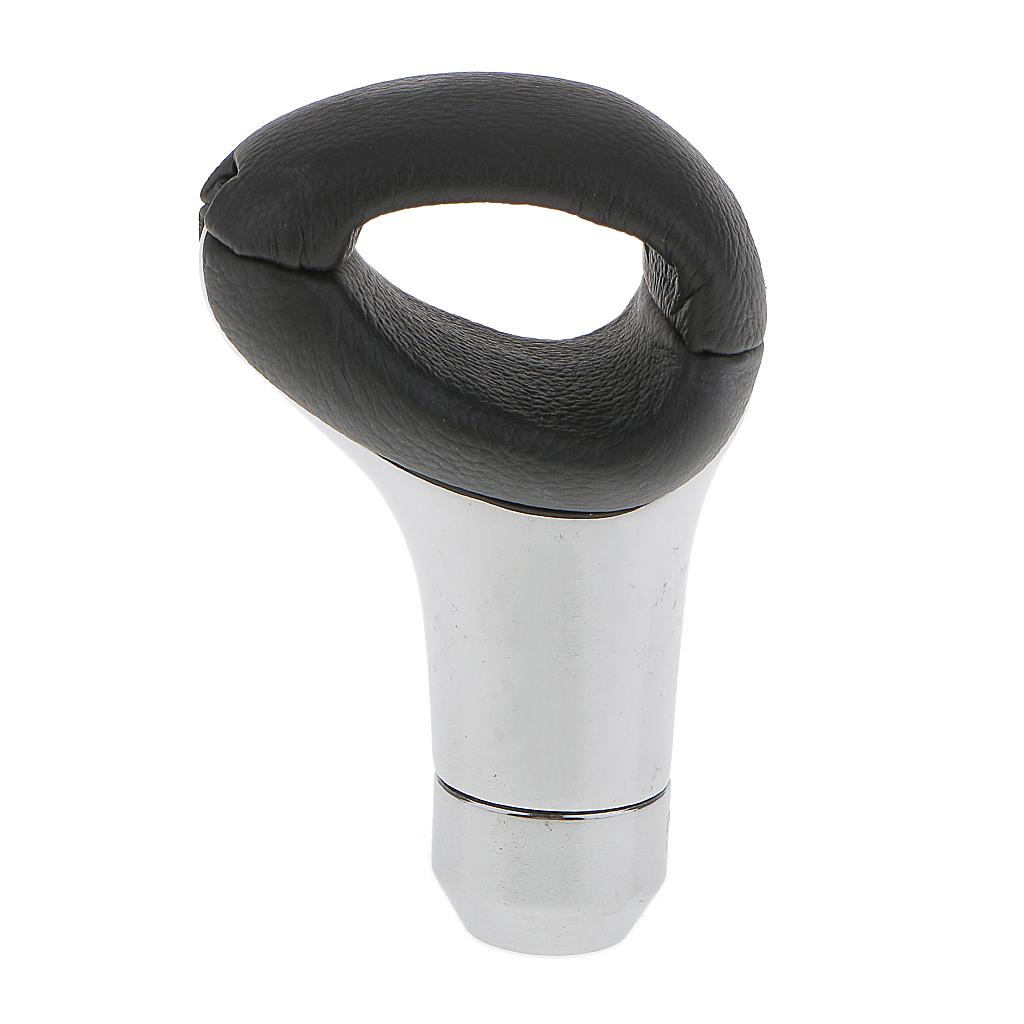 Leather Gear Manual Car Transmission Gear Stick Shift Knob Shifter Lever