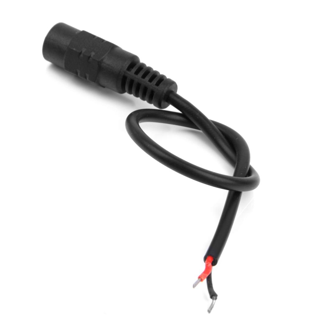 10x 20cm DC Power Pigtail Female Cable Plug Wire Connector for CCTV Camera