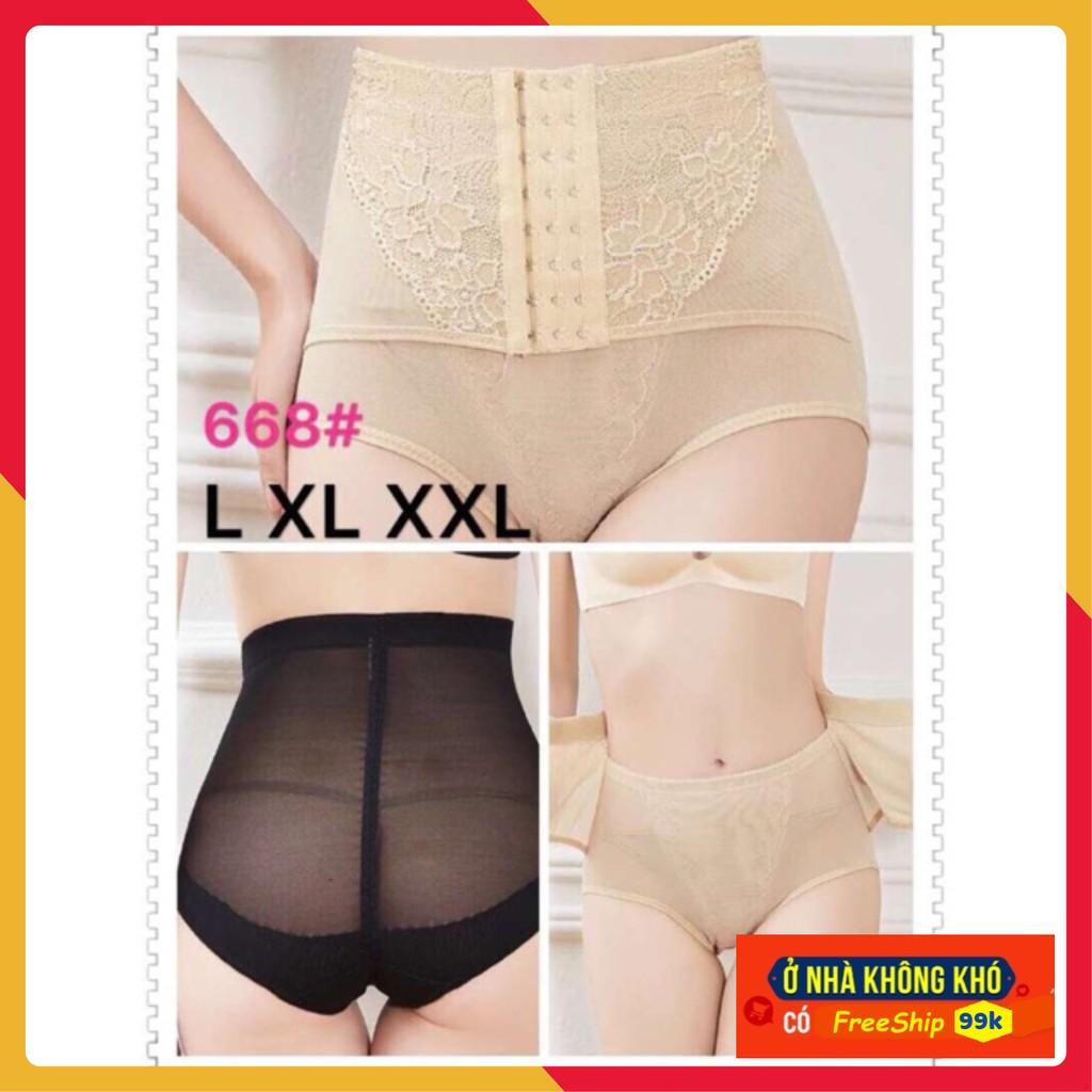Quần gen nịt bụng CAO CẤP móc cài trước chống cuộn đốt cháy mỡ, quần mặc váy nịt bụng, quan mac vay gen bụng