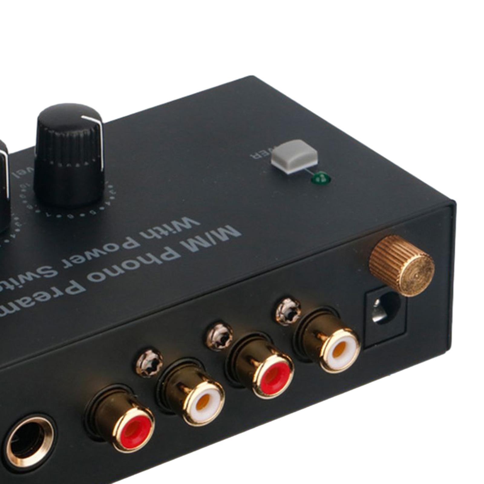 Phono Turntable Preamp  Record Player Knob Control