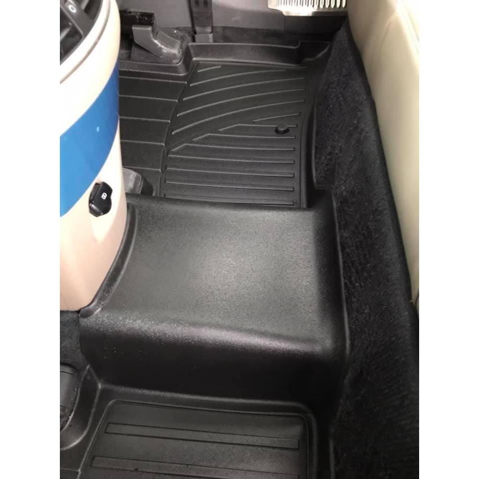 Thảm lót sàn xe ô tô Hyundai Tucson 2016- 2021 Nhãn hiệu Macsim chất liệu nhựa TPE màu đen hàng loại 2