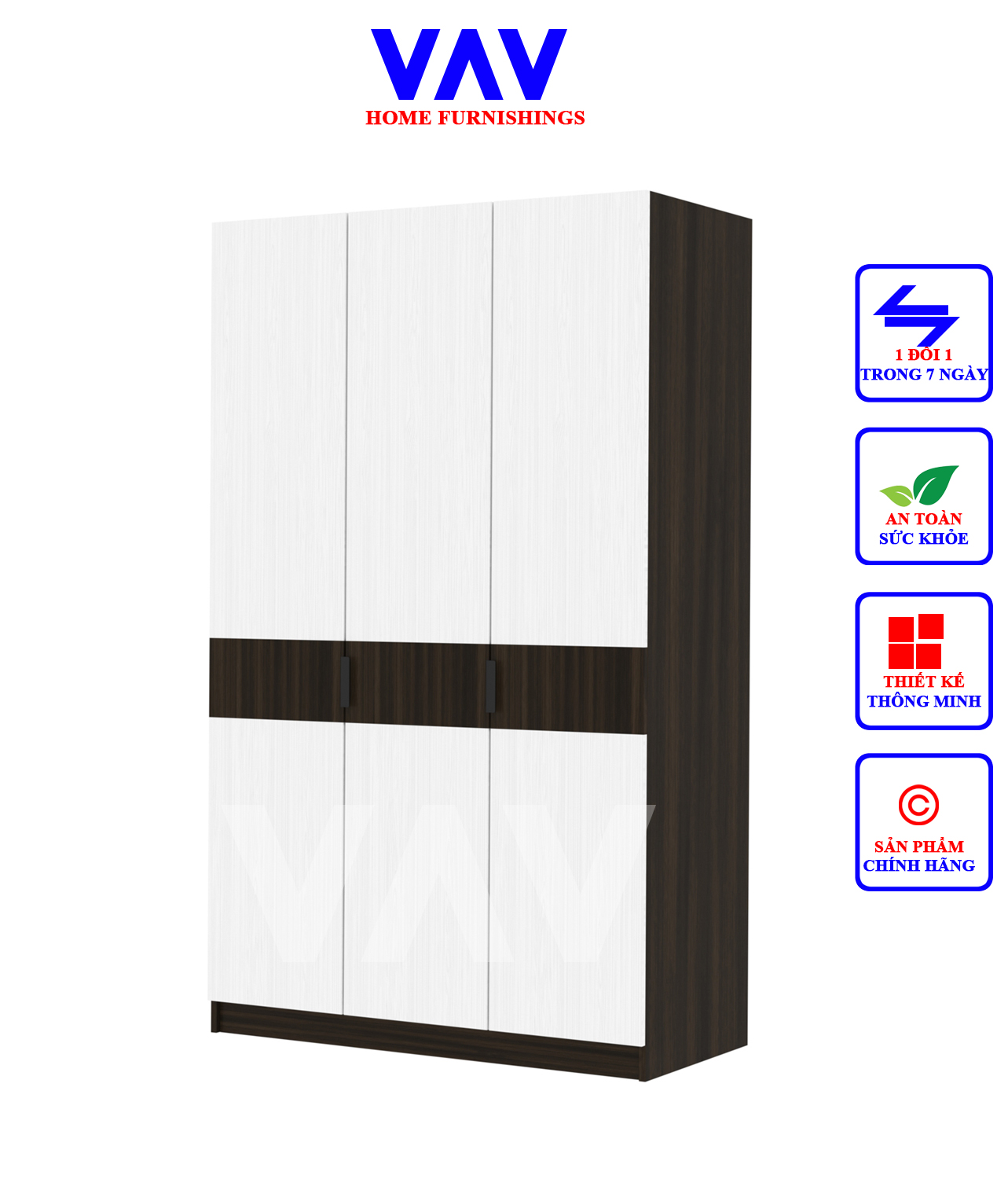 BERRVIR, tủ áo gỗ cao cấp | Chính hãng VAV