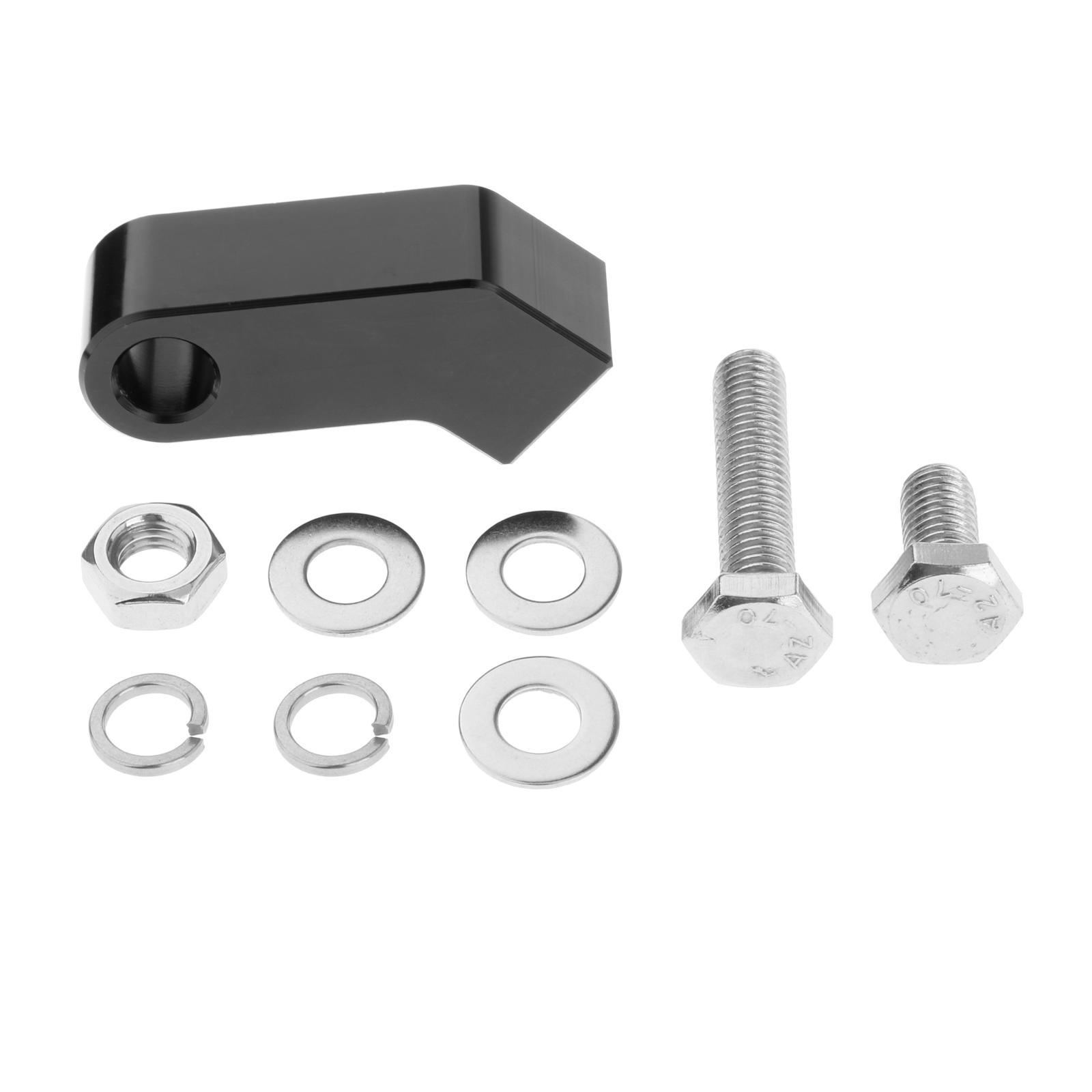 Motorcycle Headlight Mounting Block Bracket Extension CNC Aluminum for Headlights with A 3/4" I.D. Wide Mounting Bracket.