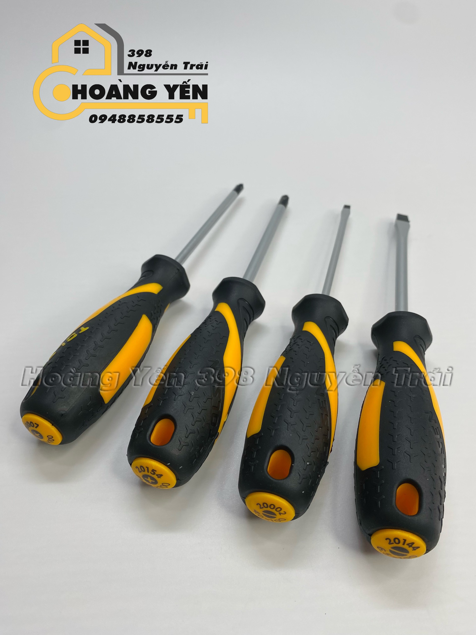 Bộ Tua Vít 4PCS TOLSEN 20179 Đầu Từ Tính Hoàn Thiện