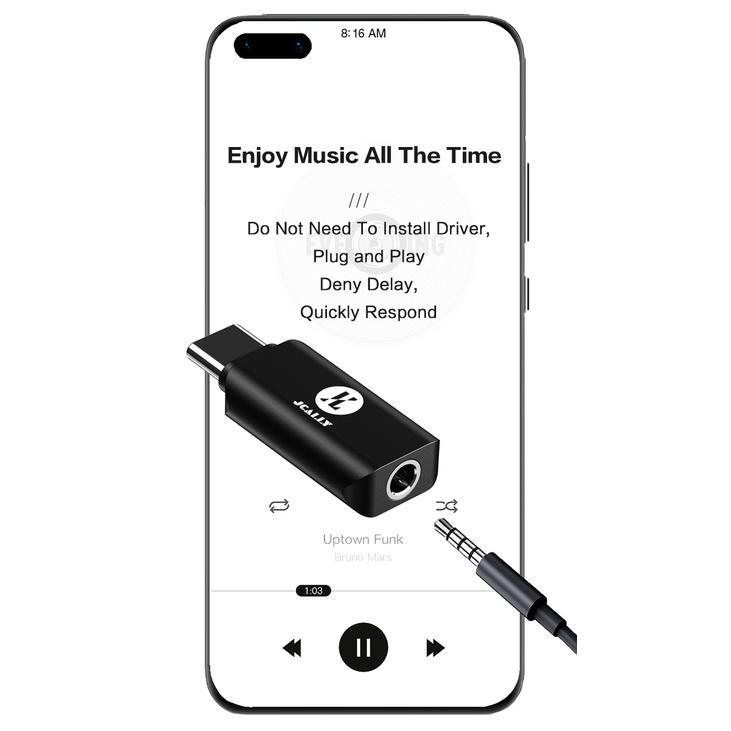 Bộ Chuyển Đổi Âm Thanh Loại C Sang 3.5mm Loại C Và 3.5mm Cho Điện Thoại Huawei Meizu Xiaomi
